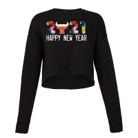 Welcome New Year 2021 Cropped Sweater | Artistshot