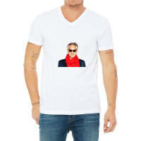 Andrea Bocelli - Italian Operatic Tenor And Multi-instrumentalist V-neck Tee | Artistshot