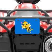 Cute Bee Atv License Plate | Artistshot