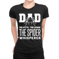 Mens Spider Dad Shirt Funny Arachnologist Tarantula Spider Lover T Shi Ladies Fitted T-shirt | Artistshot