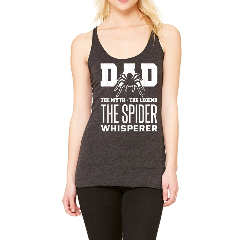 Mens Spider Dad Shirt Funny Arachnologist Tarantula Spider Lover T Shi Racerback Tank by alanacaro | Artistshot