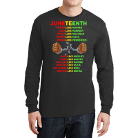 Juneteenth Insprire Like Martin T  Shirtjuneteenth Insprire Like Marti Long Sleeve Shirts | Artistshot