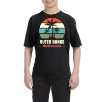 North Carolina Retro Beach Vacation Souvenir Obx Outer Banks Tank Top Youth Tee | Artistshot