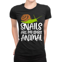 Roman Vineyard Garden Snail  I Love Snails Spirit Animal T Shirt Ladies Fitted T-shirt | Artistshot