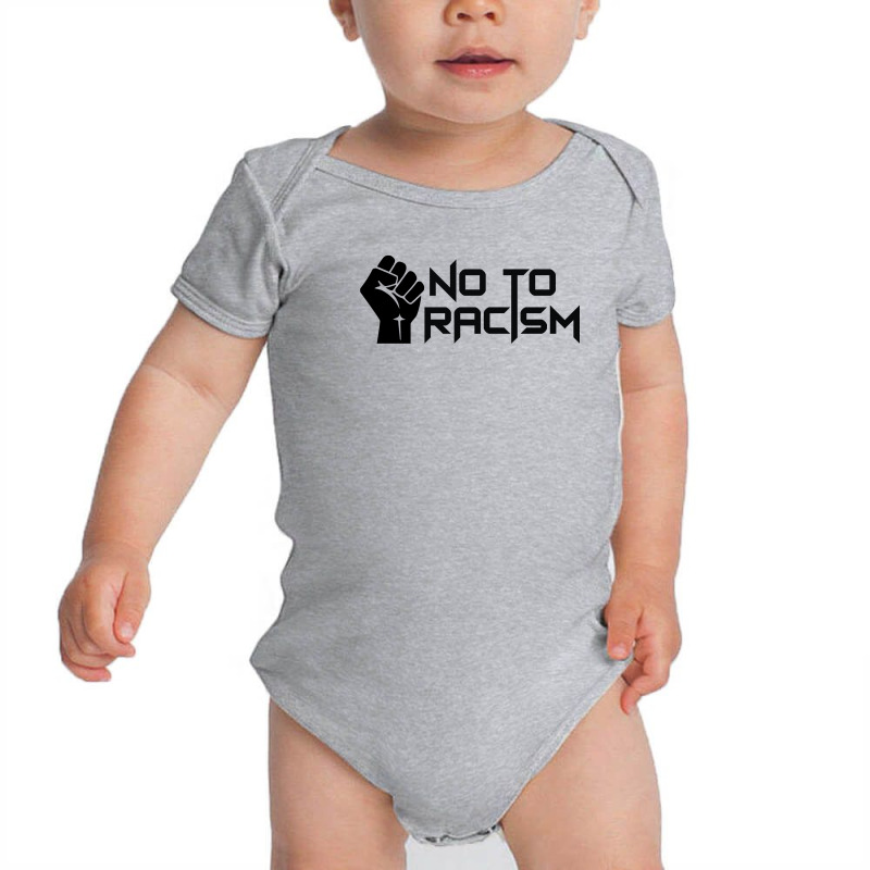 No To Racism Baby Bodysuit by coşkun | Artistshot