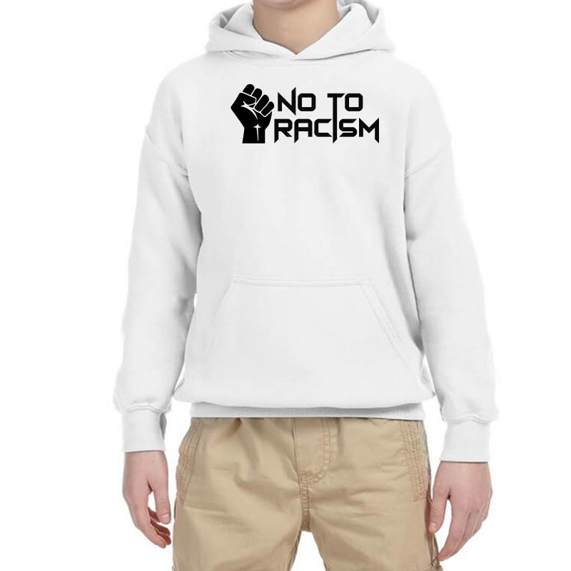 No To Racism Youth Hoodie by coşkun | Artistshot