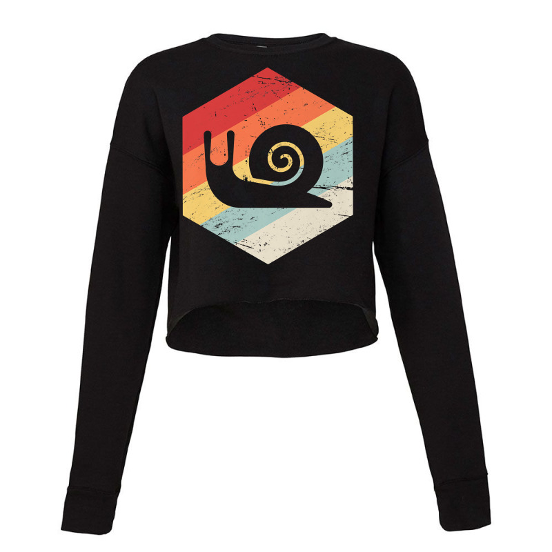 Retro Vintage Snail T Shirt Cropped Sweater by KretschmerBridge | Artistshot