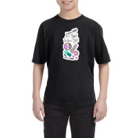 Trendy Modern Watercolor And Black Paint Splatter 17295620 Youth Tee | Artistshot