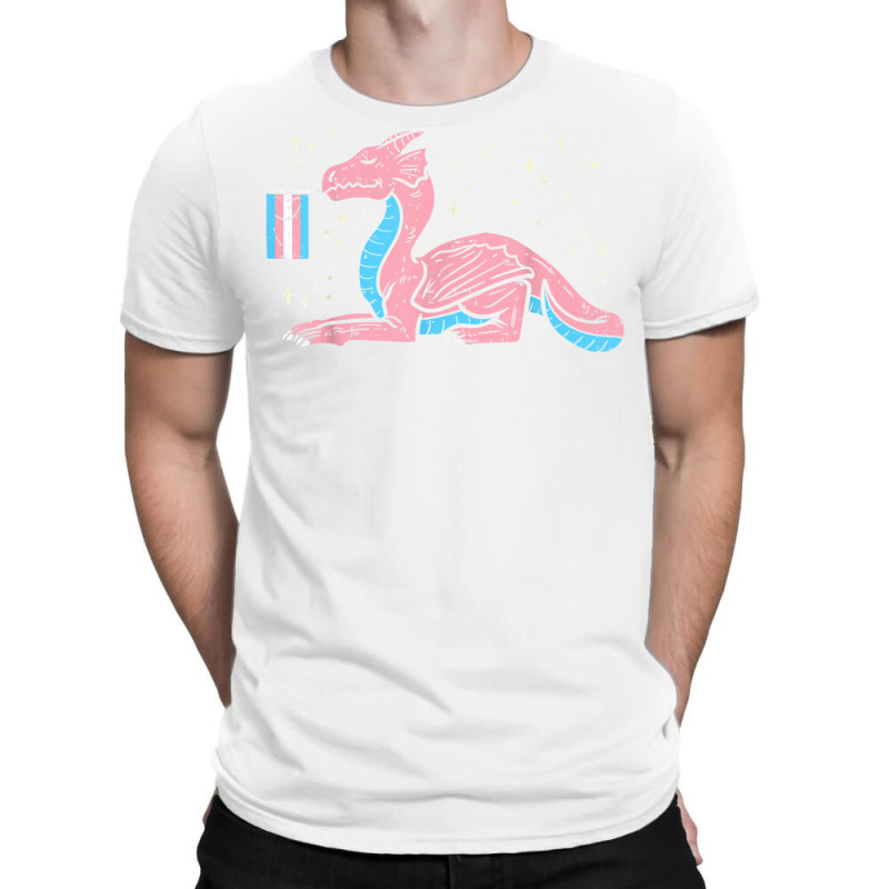 Chinese Dragon Transexual Flag Transsexual Trans Pride Lgbt T Shirt T-shirt | Artistshot