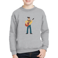 Guitar Player Rock And Roll Youth Sweatshirt | Artistshot