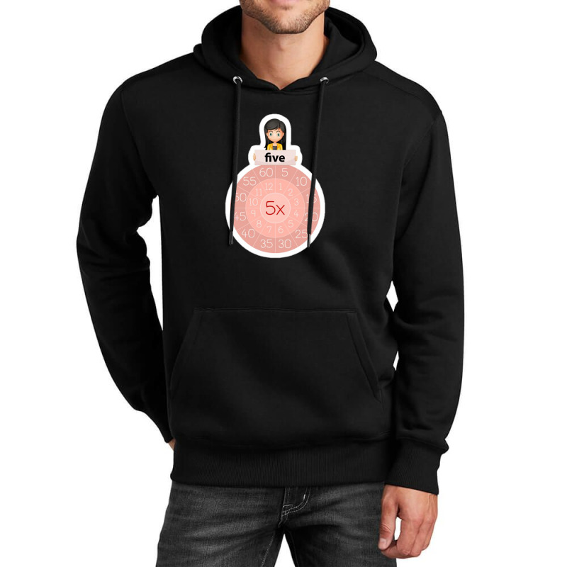 Multiplication Table In Circle For Number Eight 69410143 Unisex Hoodie by kafaa2 | Artistshot