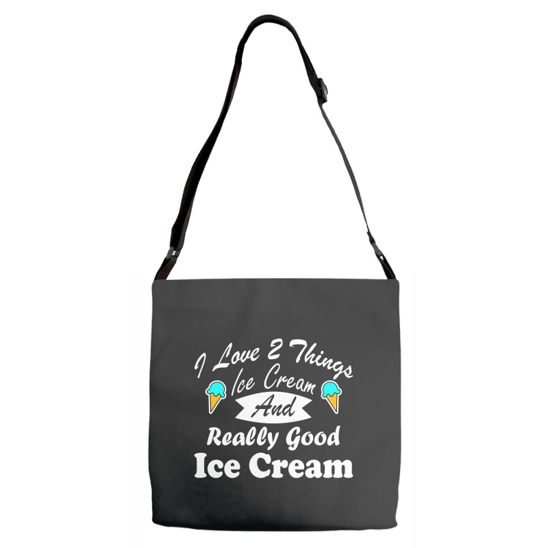 I Love Ice Cream Sweet Design Adjustable Strap Totes | Artistshot