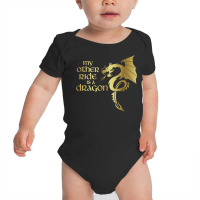 My Other Ride Is A Dragon Medieval Renaissance Fair Knight T Shirt Baby Bodysuit | Artistshot