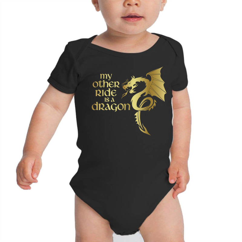 My Other Ride Is A Dragon Medieval Renaissance Fair Knight T Shirt Baby Bodysuit by saldeenshakir | Artistshot