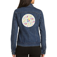 Painterly Boho Botanical 106520822 Ladies Denim Jacket | Artistshot