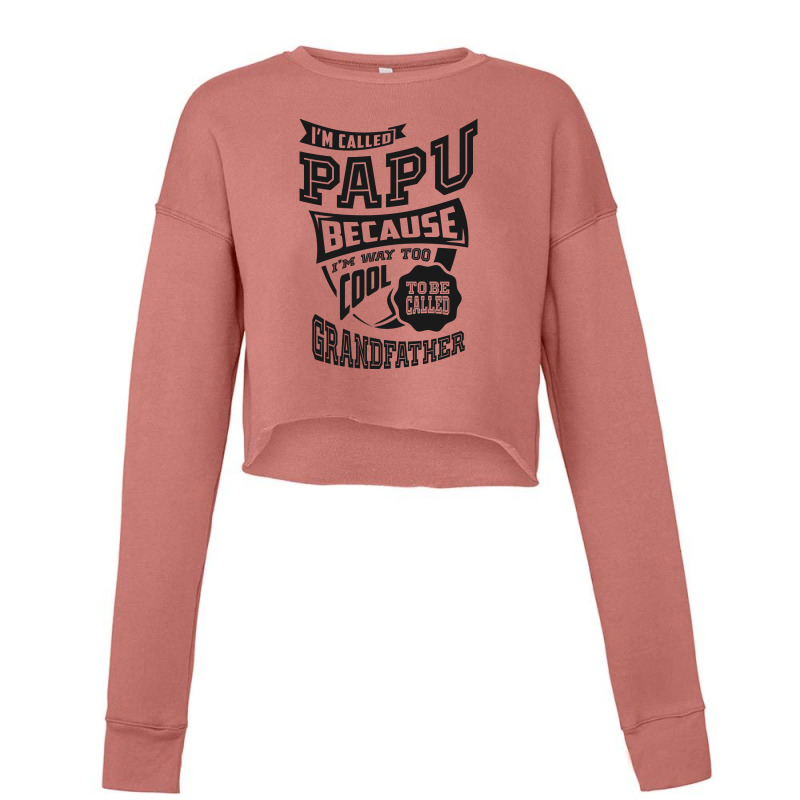 Too Cool For Papu Cropped Sweater | Artistshot