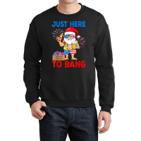 Just Here To Bang Gnomes Lover American Beer Summer Beach T Shirt Crewneck Sweatshirt | Artistshot