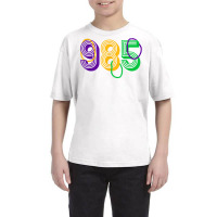 Mardi Gras Parade 985 Area Code Houma Louisiana T Shirt Youth Tee | Artistshot