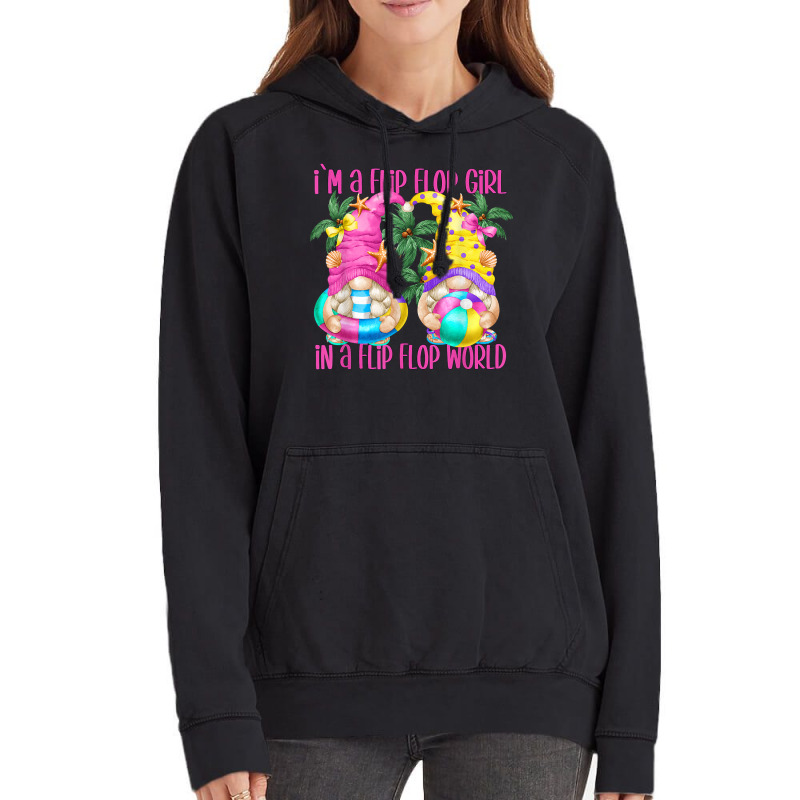 Funny Beach Quote For Women And Flip Flop Girls Summer Gnome T Shirt Vintage Hoodie | Artistshot