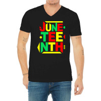 Juneteenth T  Shirt Juneteenth Jubilee African Inspired T  Shirt V-neck Tee | Artistshot