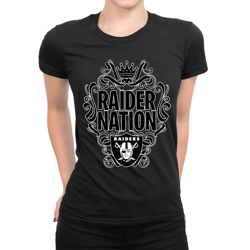 Raider Nation Ladies Fitted T-Shirt by tiococacola | Artistshot