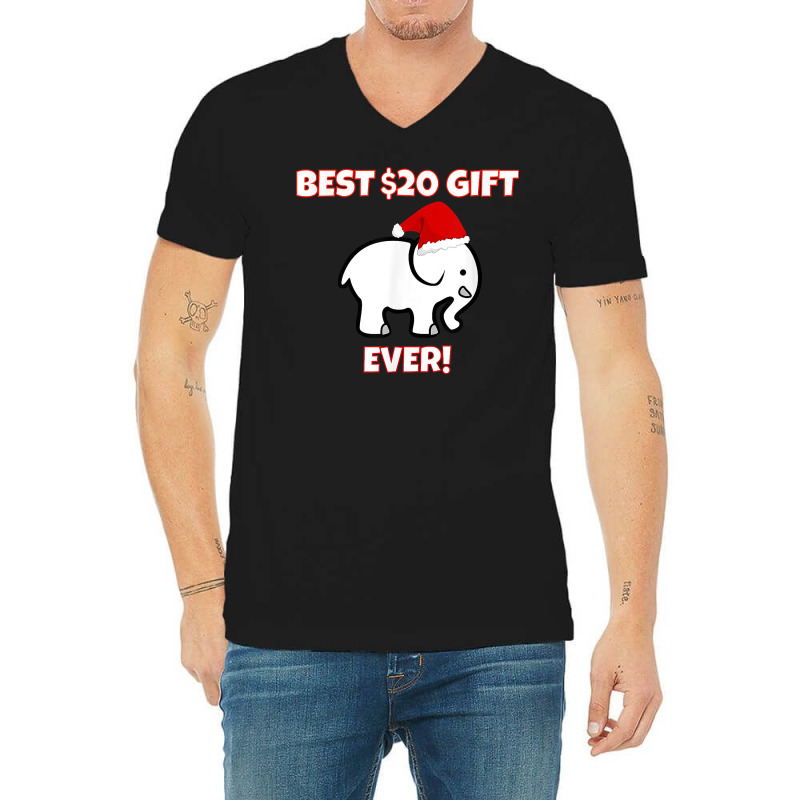 White Elephant Christmas 2017 T Shirt Gift Exchange Contest V-neck Tee | Artistshot