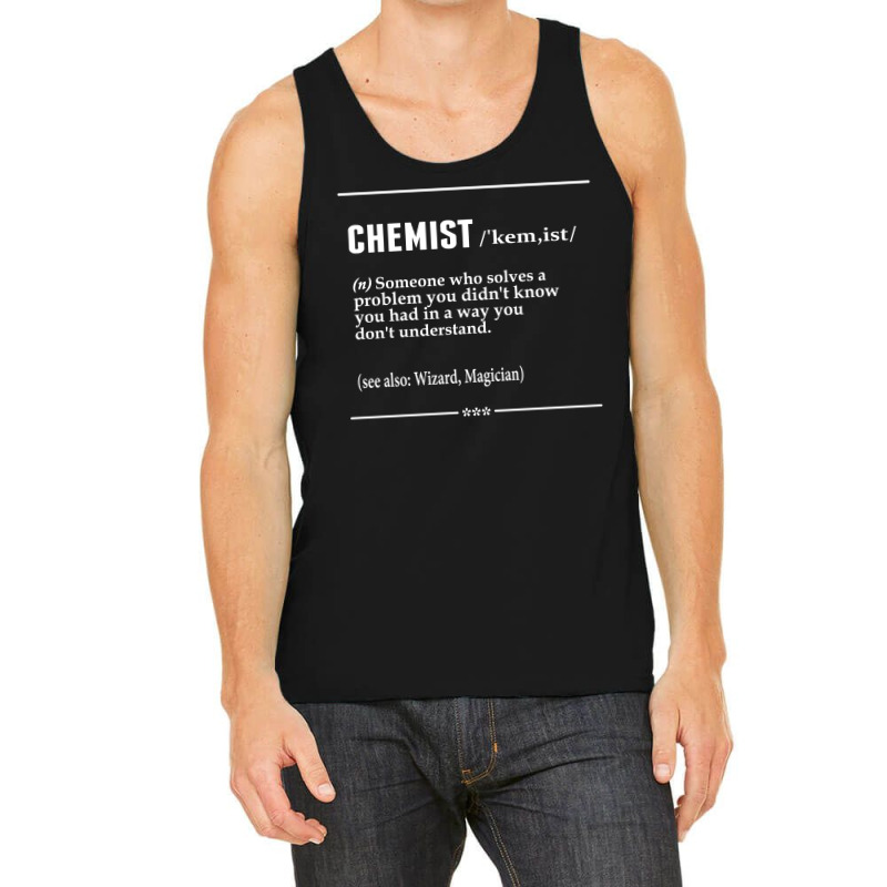 Chemist Noun Tank Top | Artistshot