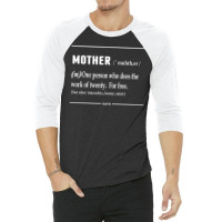 Mother Noun 3/4 Sleeve Shirt | Artistshot