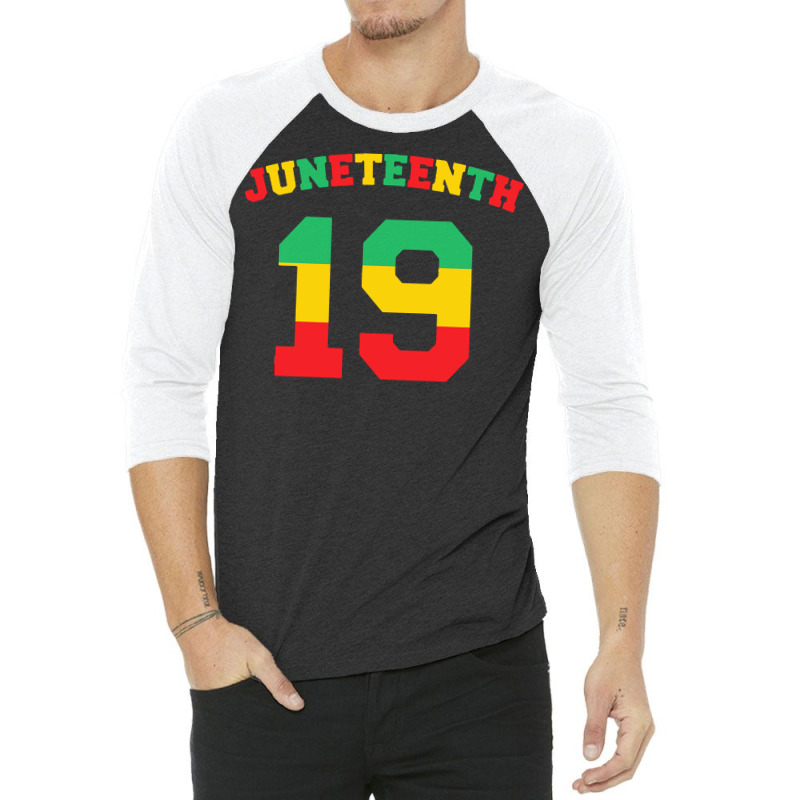 Juneteenth Black Afro African American T  Shirt Juneteenth Black Afro 3/4 Sleeve Shirt | Artistshot