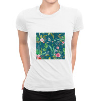 Paradisio Floral Ladies Fitted T-shirt | Artistshot