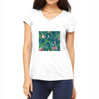 Paradisio Floral Women's V-neck T-shirt | Artistshot