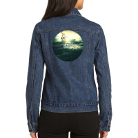 Paradise Ladies Denim Jacket | Artistshot