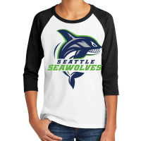 New-seattle-seawolves-design Youth 3/4 Sleeve | Artistshot