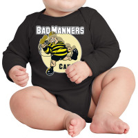 We Can Be Bad Manners Long Sleeve Baby Bodysuit | Artistshot