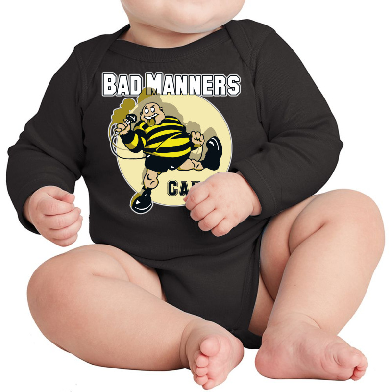 We Can Be Bad Manners Long Sleeve Baby Bodysuit by vansleblanc9191 | Artistshot