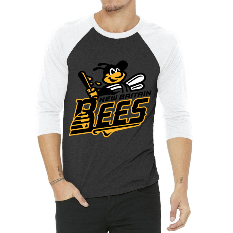 New Britain Bees 3/4 Sleeve Shirt | Artistshot