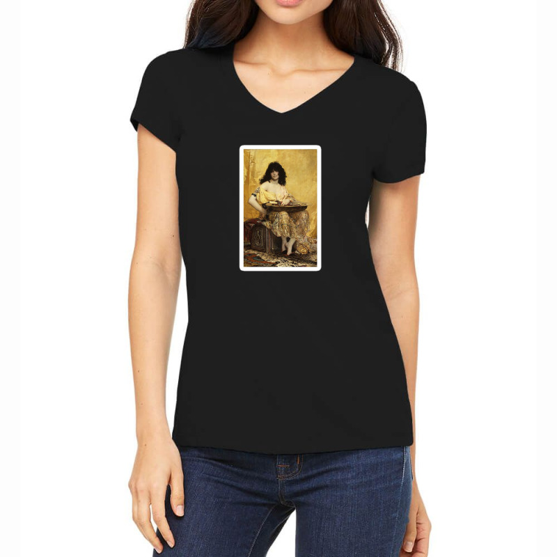 Aunt Louisa S Oft Told Tales Cover Art 31160798 Women's V-neck T-shirt | Artistshot