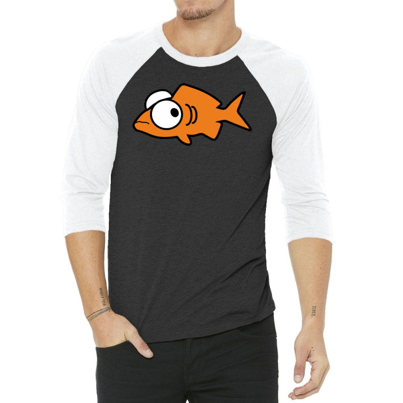 Comic Fish 3/4 Sleeve Shirt | Artistshot