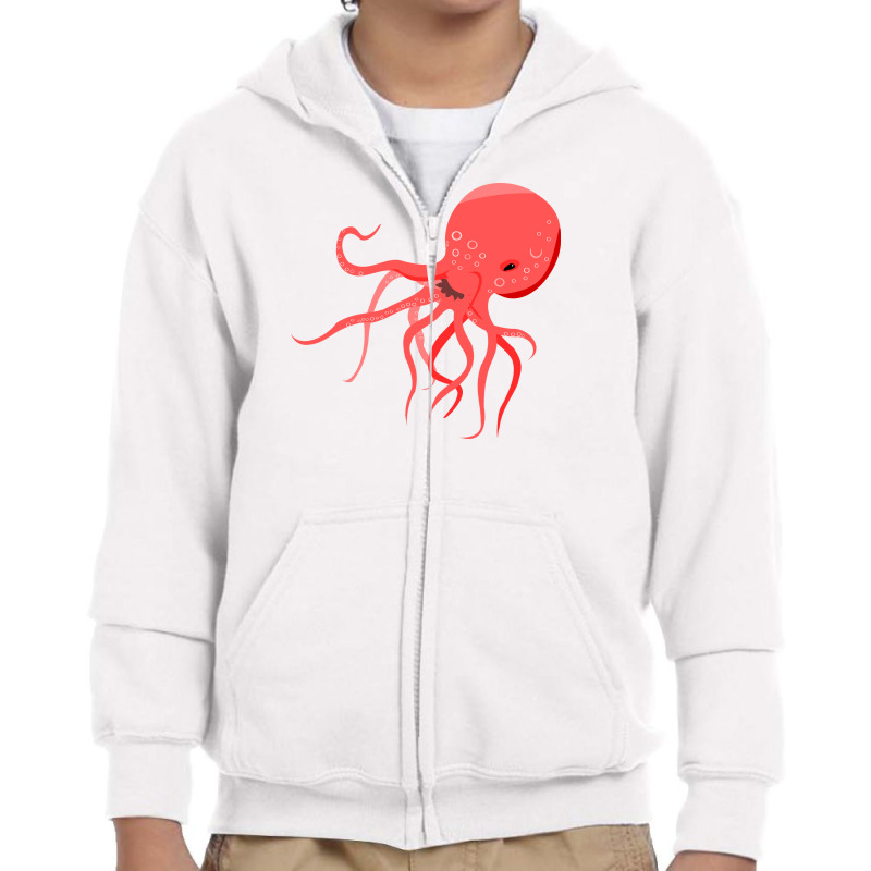 Ocean Life Youth Zipper Hoodie | Artistshot