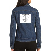 Biological Hazard 34731905 Ladies Denim Jacket | Artistshot