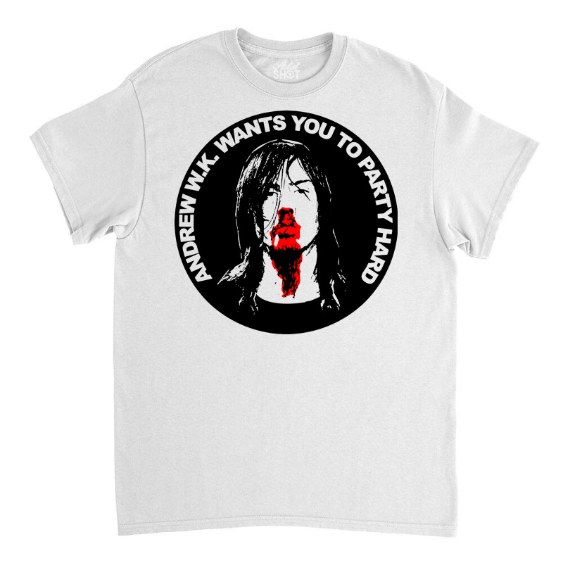 Andrew Wk Müsic Classic T-shirt By Zazar Diana Shop - Artistshot