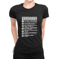 Understanding Engineers Funny Ladies Fitted T-shirt | Artistshot