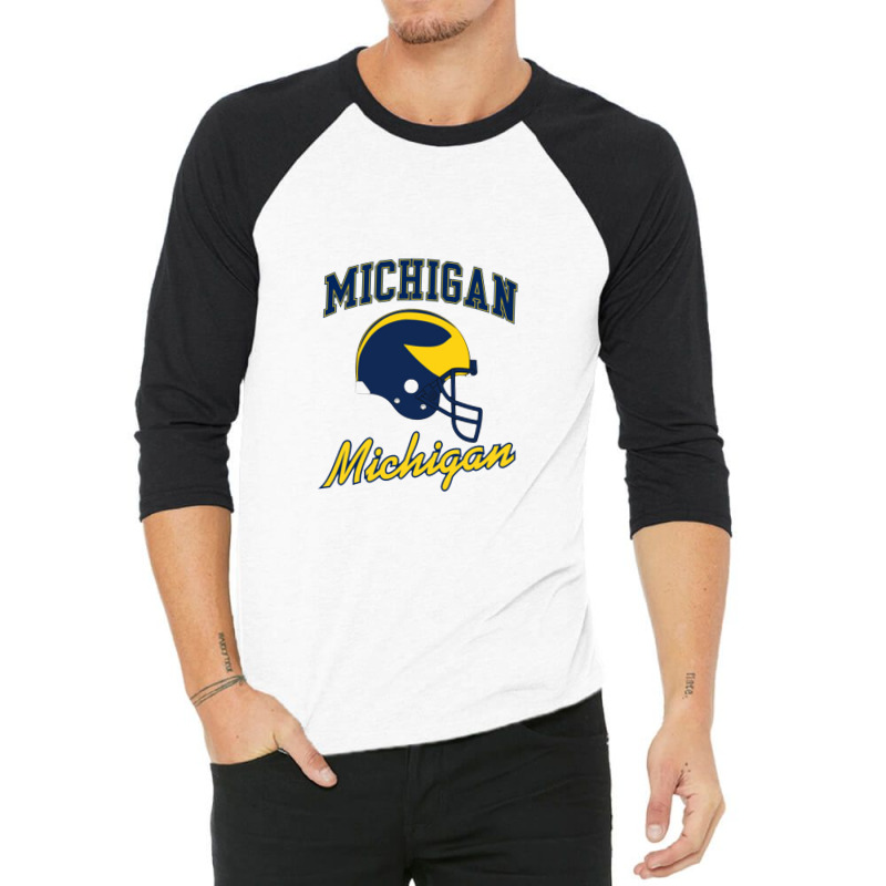 Michigan 3/4 Sleeve Shirt | Artistshot