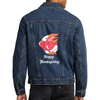 Turkey Trump Thanksgiving Gift Men Denim Jacket | Artistshot