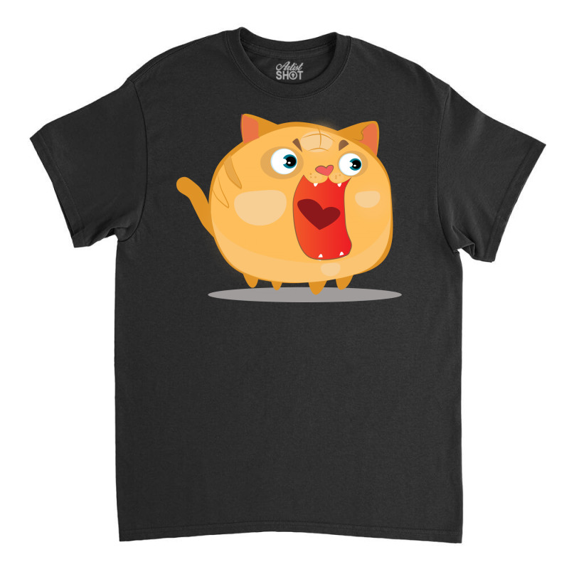 Surprise Cat Classic T-shirt by Chiks | Artistshot