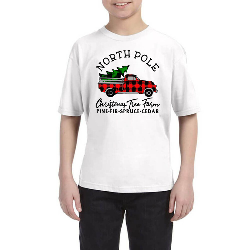 North Pole Christmas Tree Youth Tee by mirazjason | Artistshot