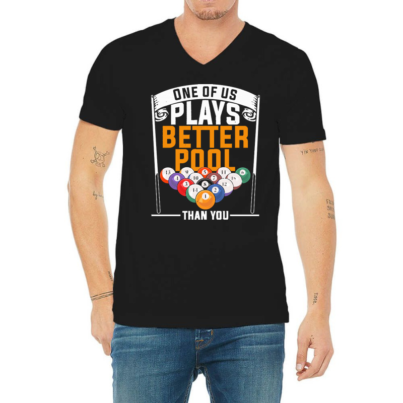 Billiard T  Shirt Funny Billiard Player Snooker Pool Billiard T  Shirt V-neck Tee | Artistshot