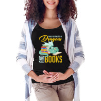 Book Dragon T  Shirt Book Lover Magical Animal Reading Book Dragon T Maternity Scoop Neck T-shirt | Artistshot