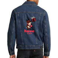 Have Fun Men Denim Jacket | Artistshot