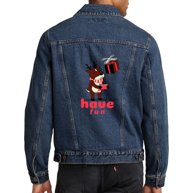 Have Fun Men Denim Jacket by KimberlyKeiza | Artistshot